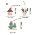 thumbnail image 3 of Bearachild 3 piezas de adornos para árboles de Navidad interesantes colgantes de vacaciones para el hogar DIY colgante de Navidad accesorio de Kits de decoración para fiestas, 3 of 5
