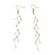 thumbnail image 1 of Pendientes de aro Salvador para mujer colgantes de Aleación blanca para bodas, 1 of 9