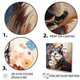 thumbnail image 3 of Designart "Majestic Alaskan Malamute II" Animals Dog Floater Framed Canvas Prints, 3 of 5