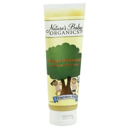 Nature's Baby Organics Fragrance Free Diaper Ointment, 3