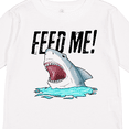 thumbnail image 4 of Inktastic Feed Me with Shark Head Boys or Girls Long Sleeve Toddler T-Shirt, 4 of 5