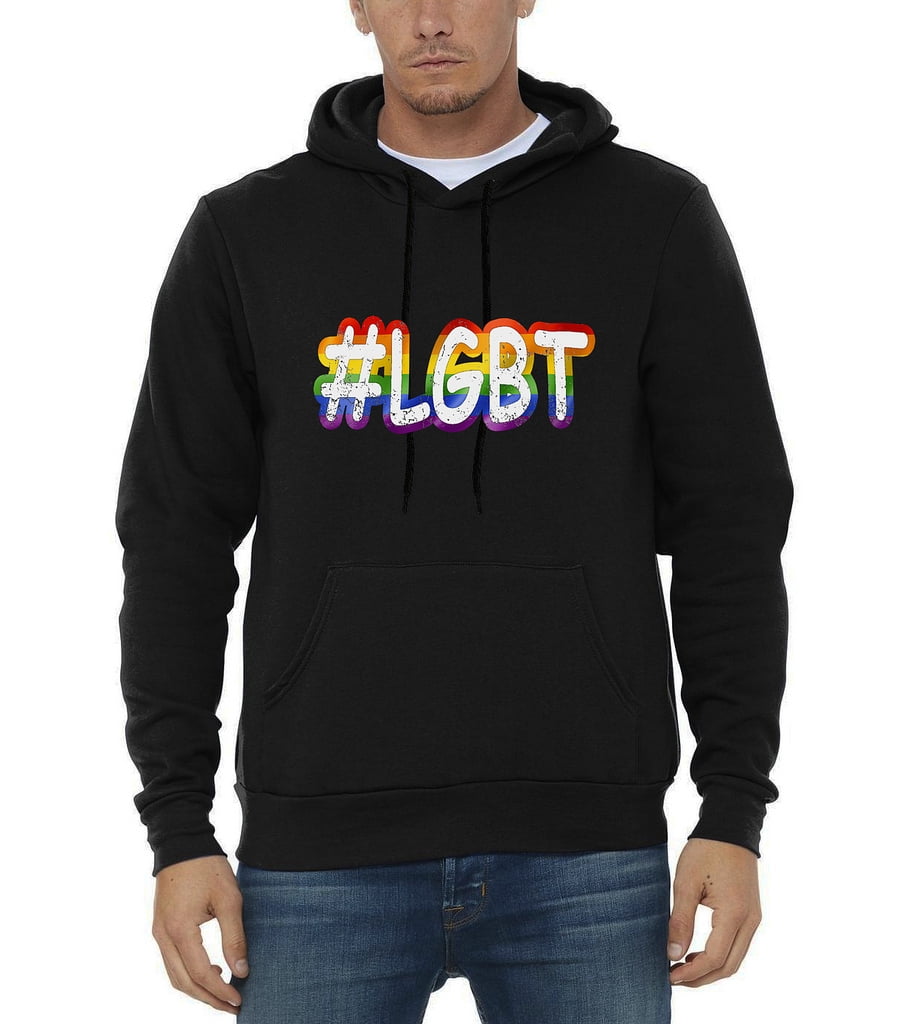 Mens Rainbow #LGBT KT T6 Black Fleece Jogger Sweatpant Gym Shorts Medium Black