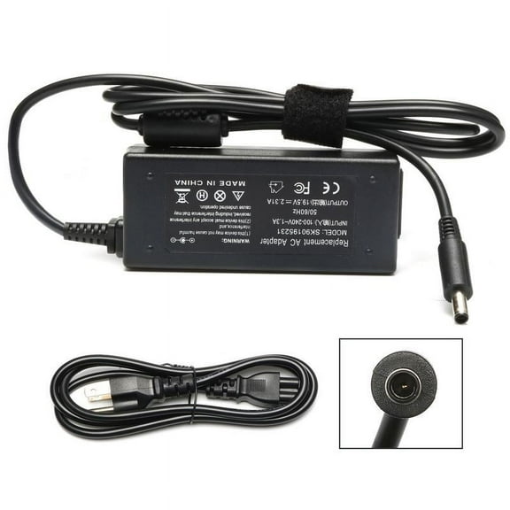 45W 19.5V 2.31A AC Adapter Laptop Charger for Dell Inspiron 11 13 14 17 15 3000 5000 7000 Series Inspiron 3147 5759 Power Supply Cord