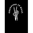 thumbnail image 2 of Boy's CHIN UP Halloween Creepin' Real Skeleton  Graphic Tee Black X Small, 2 of 5