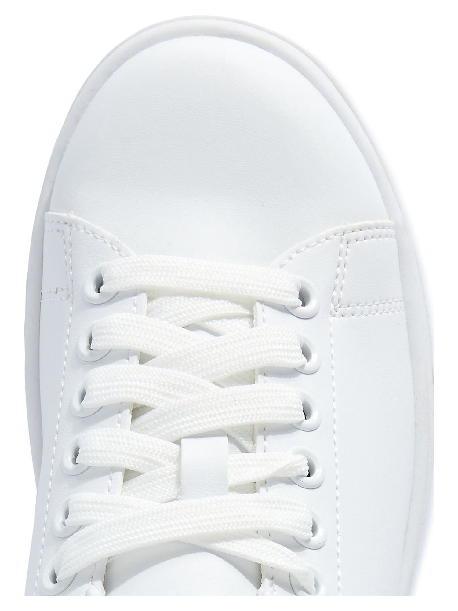 Time and Tru Women's Classic Court Casual Sneaker (Wide Width Available)