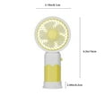 thumbnail image 3 of Dmlowu Handheld Fan Lightweight Mini Fan Ultra Quiet Powerful Portable Fan for Travel Office School, 3x9 Inch Usb Rechargeable Personal Hand Fan, 3 of 8