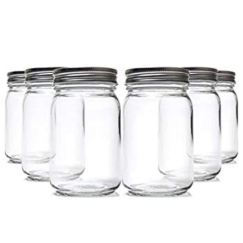 jars mason oz lids jar glass canning pickling six pack storage
