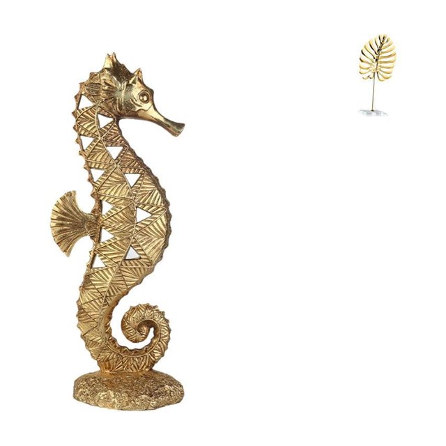 Escultura De Hoja De Resina Dorada, Adorno Decorativo Para Oficina, Dormitorio, Sala De Estar, Chimenea, Estantería, Bar, Decoración Abstracta Del Hogar.