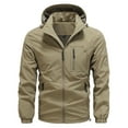 thumbnail image 2 of Abrigo de caza para hombre, chaqueta de béisbol para hombre, abrigo informal con capucha, abrigo deportivo militar europeo para escalada en campo, prendas de vestir finas, Casaco Masculino, 2 of 4
