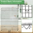 thumbnail image 6 of Vesteel 2-Pack Cooling Rack for Baking, Stainless Steel Cookie Rack for Baking Cooking Roasting , 15.4" x 11.4" Grid Wire Rack Fits Baking Sheet Pan, Dishwasher Safe, 6 of 7