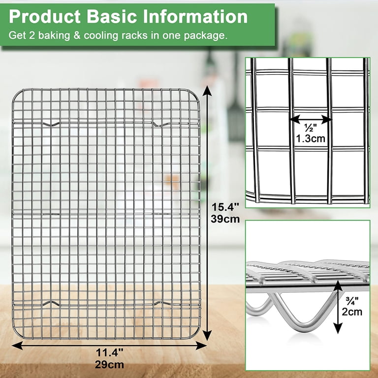 Vesteel Stainless Steel Cooling Rack, 2-Pack photo 6