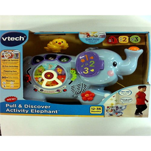 vtech pull and discover activity elephant
