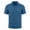 Blue, variant on Mens Breeze Shirt Loose Fit Ice Silk Mesh Button-Down Summer Shirts Breathable Oversized Casual Top Short Sleeve for Streetwear Blue L