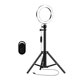thumbnail image 4 of mini size led 10 " de lámpara De Relleno De Foto Soporte Para Soporte Para Teléfono Para Transmisión Hugo Anillo de luz de estudio de 10 pulgadas, 4 of 10