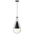 thumbnail image 5 of 60/7913-Nuvo Lighting-Admiral - 1 Light Pendant In Contemporary Style-21.5 Inches Tall and 10 Inches Wide-Matte Black/Brushed Nickel Finish, 5 of 14