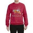 thumbnail image 2 of Wild Bobby, And Into The Forest I Go To Lose My Mind, Animal Lover, Unisex Crewneck Graphic Sweatshirt, Vintage Heather Red, Medium, 2 of 4