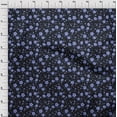 thumbnail image 4 of oneOone Rayon Medium Blue Fabric Floral Sewing Craft Projects Fabric Prints By Yard 56 Inch Wide, 4 of 4