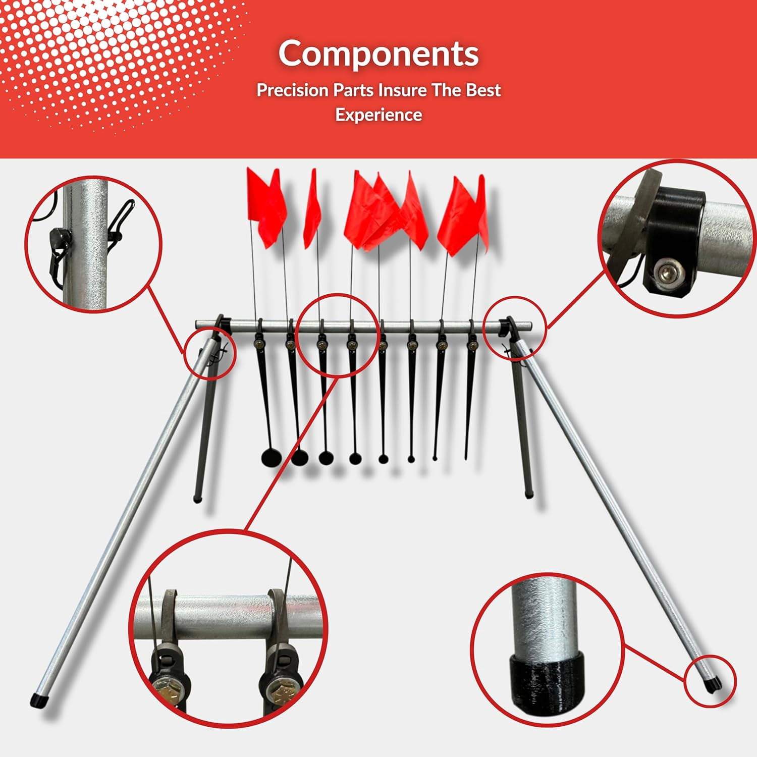 Shootingtargets7 Ar500 Steel Spinning Targets - for Shooting Or Plinking with 22lr Rimfire Airgun Pellet Guns 22 Plinking Target Know Your Limits Target Rimfire Targets