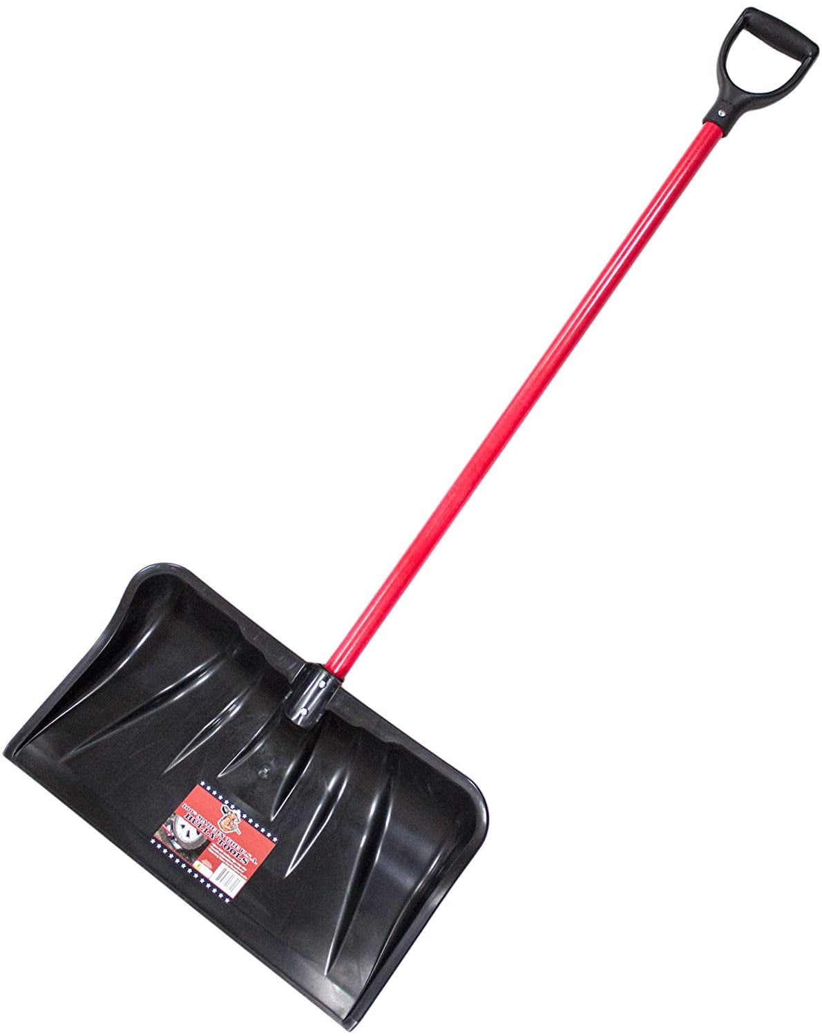 U type Black Plastic Snow Shovel Replacement D Grip Spade Top Handle Garden vb 