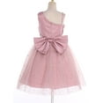 thumbnail image 5 of Alvivi Kids Sleeveless Chiffon Tulle Dress Flower Girls Wedding Pageant Bridesmaid Dress Birthday Party Pink 120, 5 of 6