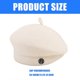 thumbnail image 3 of Trendy Beret British Elegant Painter Hat with Charm Fashion Hat Cabbie Hat for Outdoor Walk Club Cabbie Hat White, 3 of 4