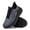 Cadet Grey/Charcoal, variant on FitVille Water-Repellent Men's Extra Wide Walking Shoes - Lightweight Sneakers with Arch Support, Slip-Resistant, Easy on