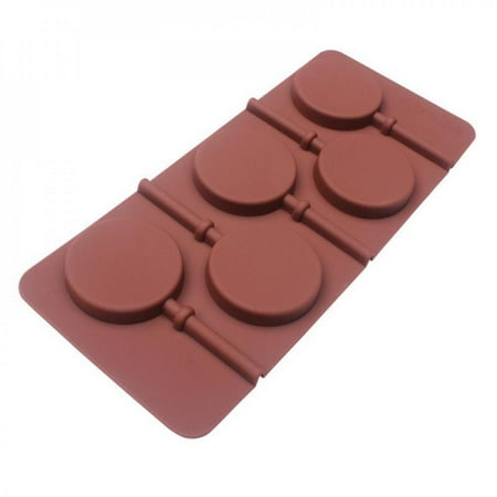 

Spree 6 Holes Large Round 5cm Lollipop Silicone Molds Chocolate Candy Sugarcraft Gummy Moulds Cake Decorating Tools