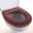 Brown, variant on Soft Flock Thicker Toilet Seat Cover with Zipper, Comfortable Non Slip Warmer Seat Cover Washable Bathroom Toilet Seat Cushion, Easy-Install Reusable Toilet Lid Seat Cover Pads