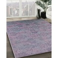 thumbnail image 2 of Ahgly Company Indoor Round Mid-Century Modern French Lilac Purple Oriental Area Rugs, 6' Round, 2 of 6