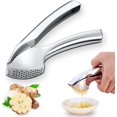 thumbnail image 3 of Prensa de ajo FREETOO, cortador de ajo, prensa de ajo, trituradora de ajo casera, práctico utensilio de cocina con tiempo de uso prolongado para una mejor vida familiar Ormromra MZQ-1028, 3 of 7