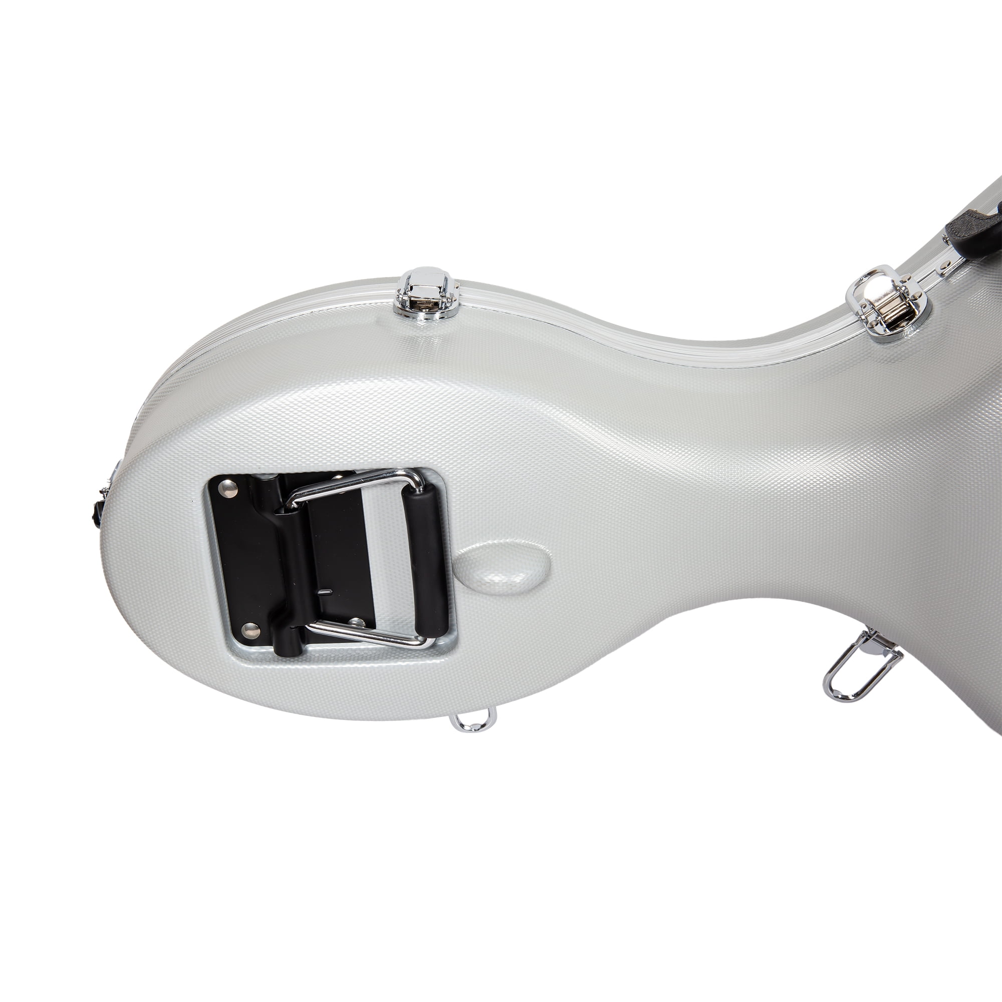 Crossrock Strong Hard Cello Case 4/4 ABS Composite Material with Two Wheels