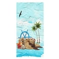 thumbnail image 2 of Zhourta Premium Beach Towels Microfiber Coconut Print Quick Dry Sand Free Ultra Soft Lightweight and Absorbent for Pool Sand Travel Hawaiian Style Tropical Paradise 30x59Inch, 2 of 6
