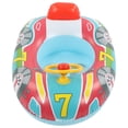 thumbnail image 1 of Flotador de piscina para yate, volante inflable para yate, PVC, antifugas, agujeros para las piernas, flotador de natación para niños pequeños, para nadar, verano, fondo azul YUNYI BRAND  Deportes, 1 of 8