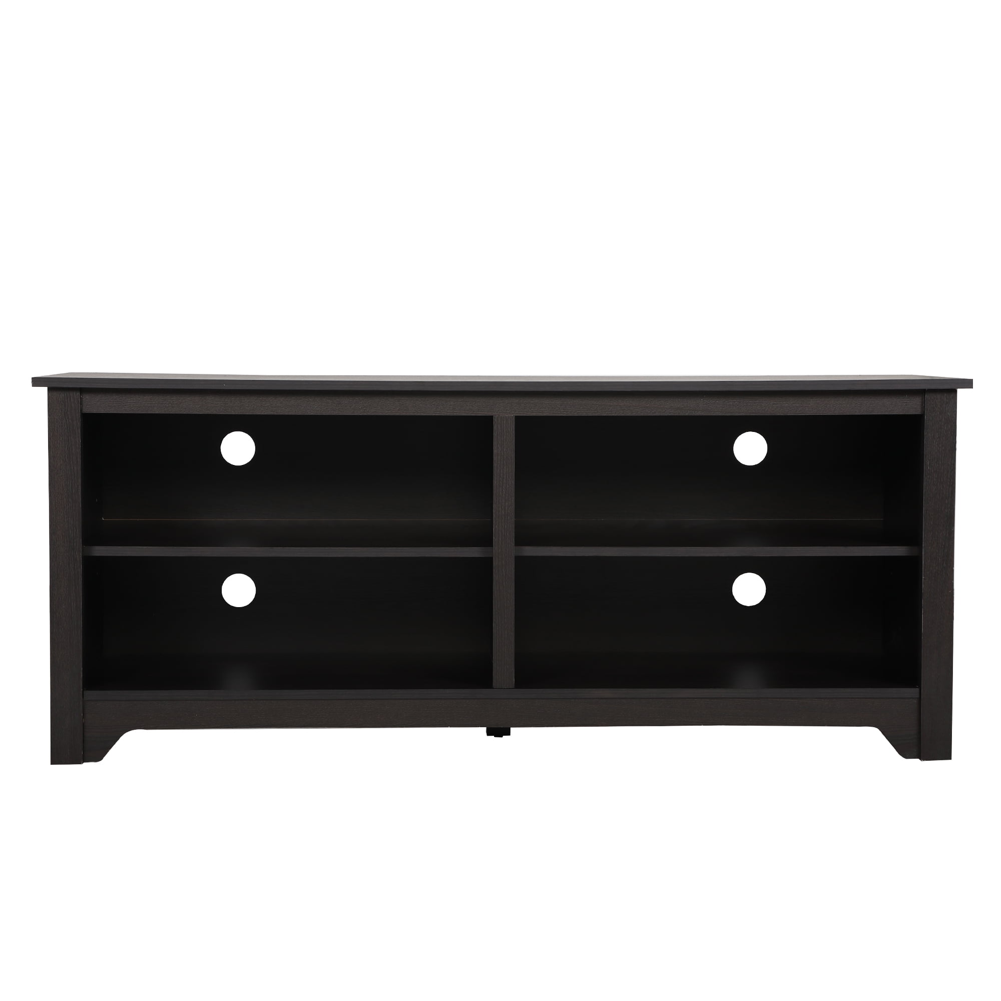 Lowestbest Wooden TV Stand, TV Media Console Storage Cabinet, Dark Brown Lowestbest Wooden TV Stand, TV Media Console Storage Cabinet, Dark Brown