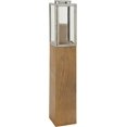thumbnail image 4 of Deco 79 Mango Wood Handmade Decorative Candle Lantern, 9" x 9" x 48", Brown, 4 of 5
