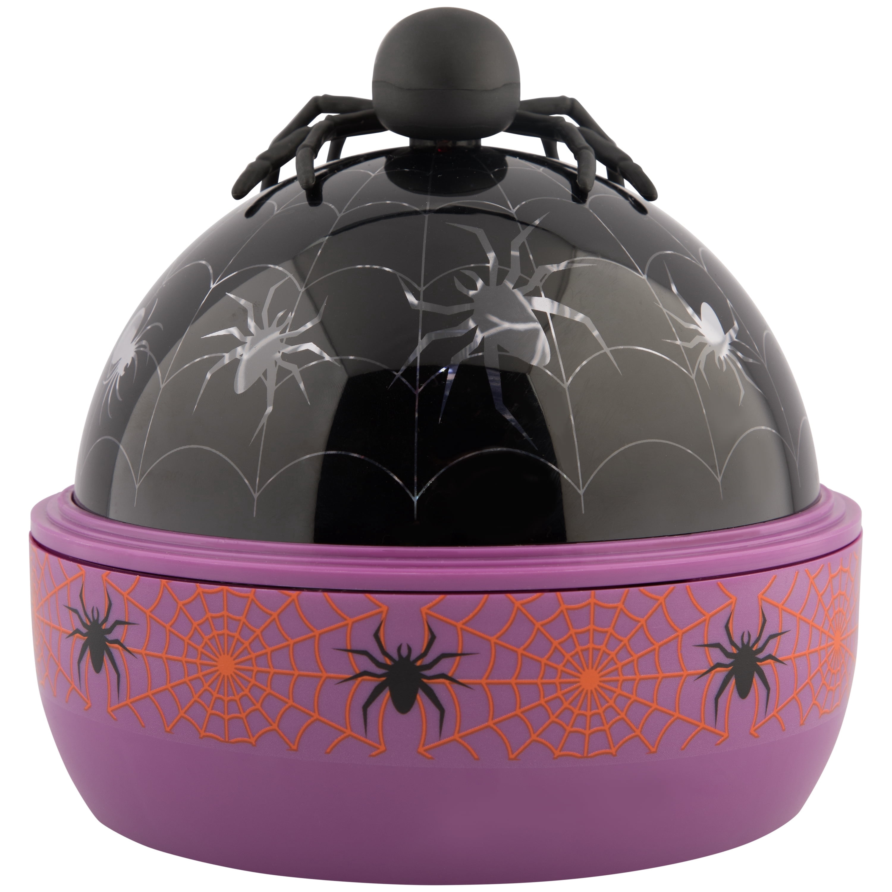 Halloween Light Show Illuminations Shadow Lights With Topper Haunting Spider Projection Light (White/Red)