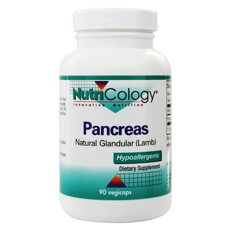 Pancreas Pork - Nutricology - Pancreas Lamb Organic Glandular - 90 Capsules
