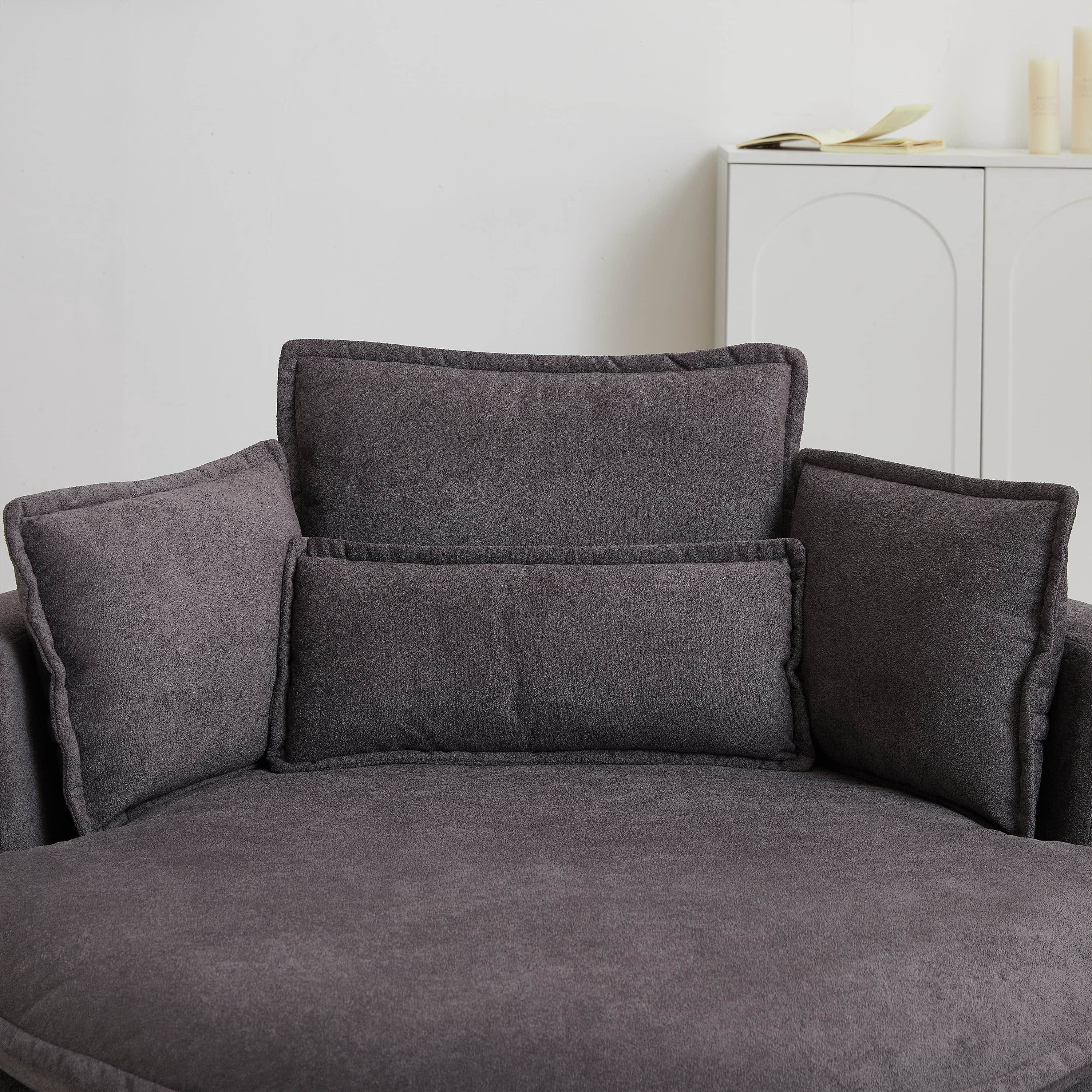 MAYEERTY 78.75" Reclining Sofa, Pull-Out Sofa Bed with USB and tape-c charging ports, L-Shaped Sectional Sofa with Reclining Storage and Arm Side Organizer Pocket Features, Living Room Comfort Sofa