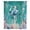 Turquoise Dark Blue, variant on Coastal Crab Sheer Curtains 45" Long, Watercolor Ocean Animal Coral Jellyfish Wood Green Light Filering Curtains, Breathable Simi Curtain Privacy Drapes for Kitchen Bathroom Small Window Treatment