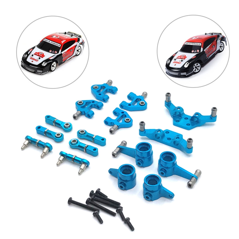 MagiDeal Pièces de Mise à Niveau de Tige de Direction 1/28 pour Voiture Wltoys K969 K979 K989 RC, Bleu