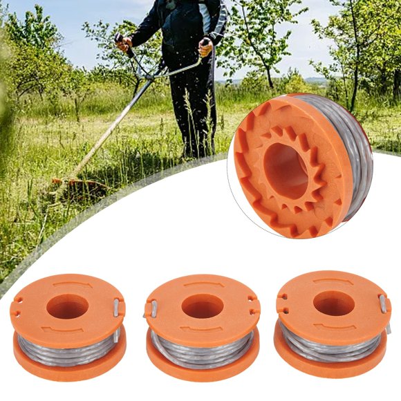 3x Spool 2.5m For SPARES2GO For Argos MCT1825 String Trimmer Parts