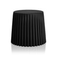 thumbnail image 5 of 2xhome Set of 2 Stackable Plastic Dining Chairs Stool No Back Backless For Kitchen Patio Living Room Accent Outdoor Bedroom Storage (Black), 5 of 6