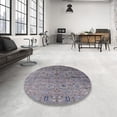 thumbnail image 4 of Ahgly Company Machine Washable Indoor Rectangle Industrial Modern Carbon Gray Area Rugs, 5' x 8', 4 of 7