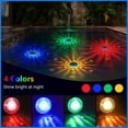 thumbnail image 2 of Zisupridco 1 Pack Solar Floating Pool Lights with RGB Auto Color Changing, Waterproof LED Pool Floating Lights, Solar Pool Lights, Solar Floating Lights for Ponds, Bathtub,Pool Party Decorations, 2 of 9