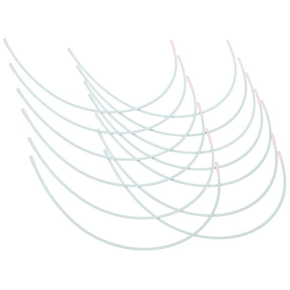 20 Pairs Replaceable Underwire Support Rings for Bras Metal Wire Accessory