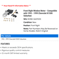 thumbnail image 2 of Front Right Window Motor - Compatible with 1992 - 1999 Chevy K1500 Suburban 1993 1994 1995 1996 1997 1998, 2 of 2