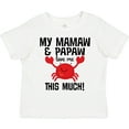 thumbnail image 3 of Inktastic Mamaw Papaw Love Me Boys or Girls Toddler T-Shirt, 3 of 5