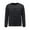 Black, variant on Mens Jacket Men' Solid Color Round Neck Down Jacket With Warm Button Pocket Long Sleeved Hooded Casual Jacket Black 2XL