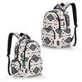 thumbnail image 2 of Xixirimido Ethnic Tribal & Geometric Print 17" Kids Backpack for Boys & Girls Large School Bags with Multi Pockets Elementary Middle High School Student Bookbag, 2 of 8