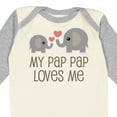 thumbnail image 4 of Inktastic My Pap Pap Grandpa Loves Me Boys or Girls Long Sleeve Baby Bodysuit, 4 of 5